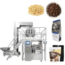 Máquina empacadora de bolsas prefabricadas Doypack, sistema rotatorio de empaque de gránulos, para granos de café, soja, guisantes y otros productos granulares, solución automática de empaque de bolsas prefabricadas