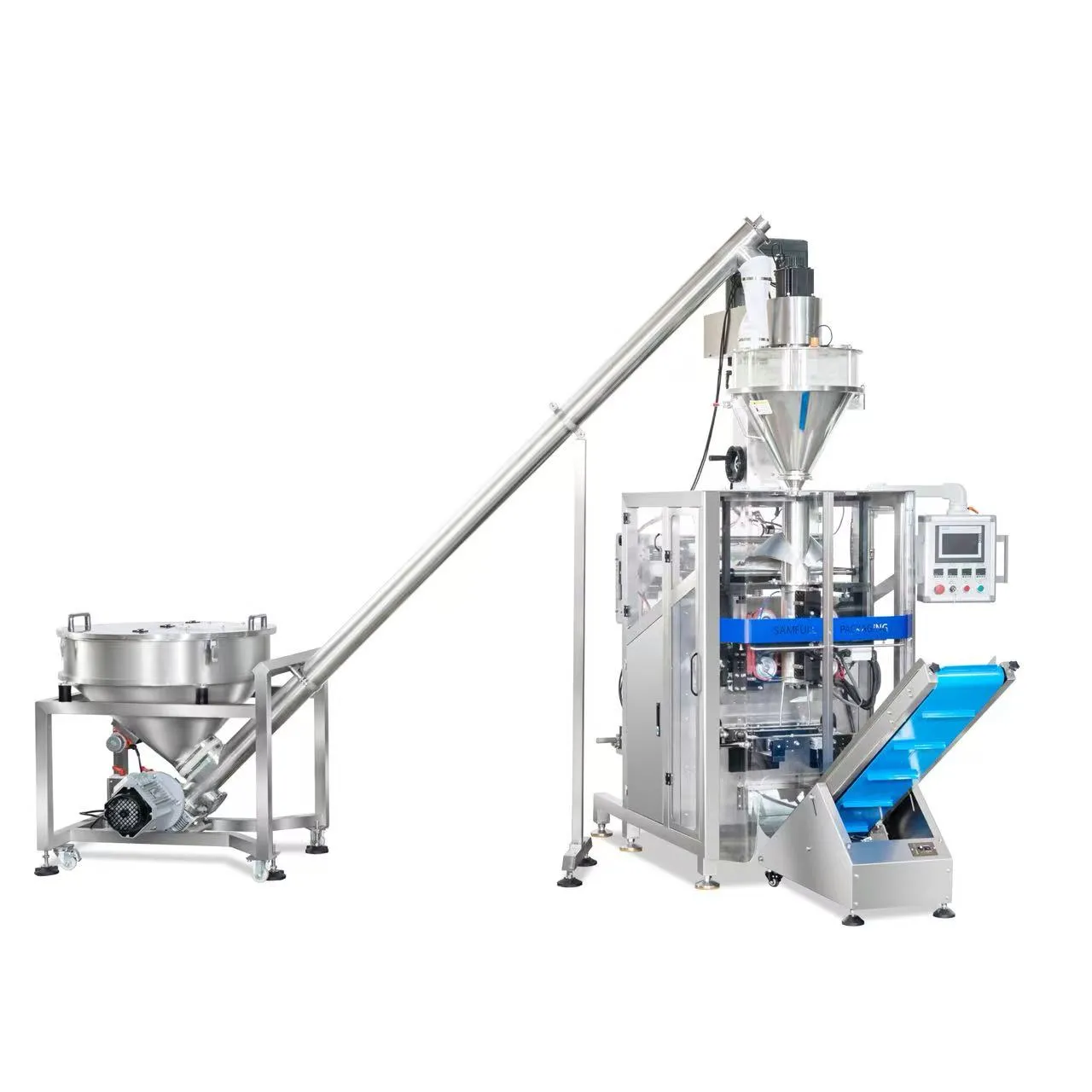 Sistema de sellado de bolsas de polvo vffs con termosellado estable