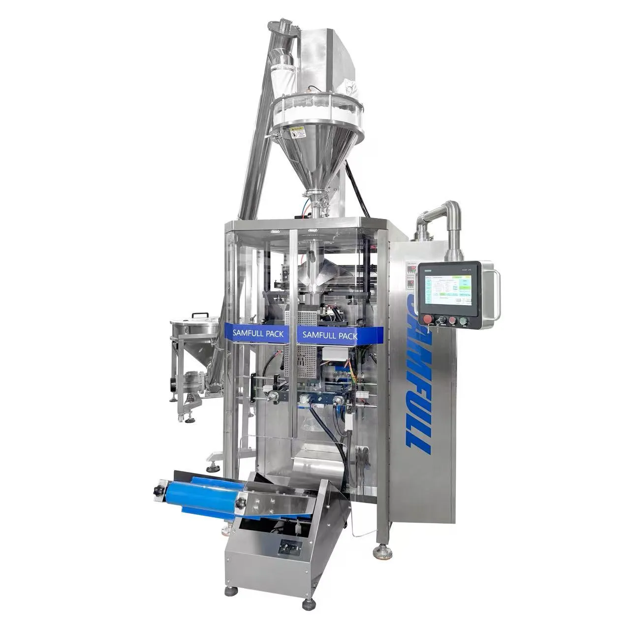 Sistema de dosificación de tornillo sinfín de precisión para llenado de polvo