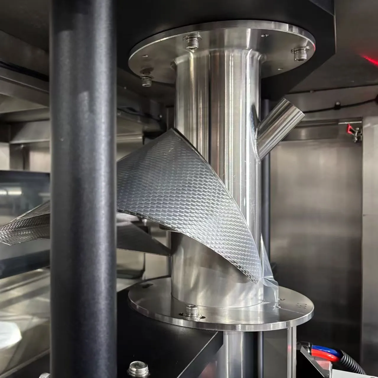 Formadora de bolsas vertical para envasadora de polvo