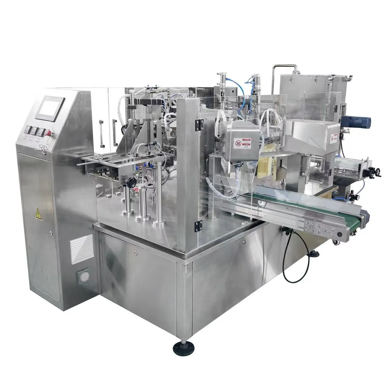 Unidad de termosellado para bolsas de salsa prefabricadas