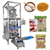 Envasado vertical de arroz con sistema de vasos volumétricos, sistema automático de ensacado de granos, solución de dosificación en vasos para productos granulados de arroz y cereales