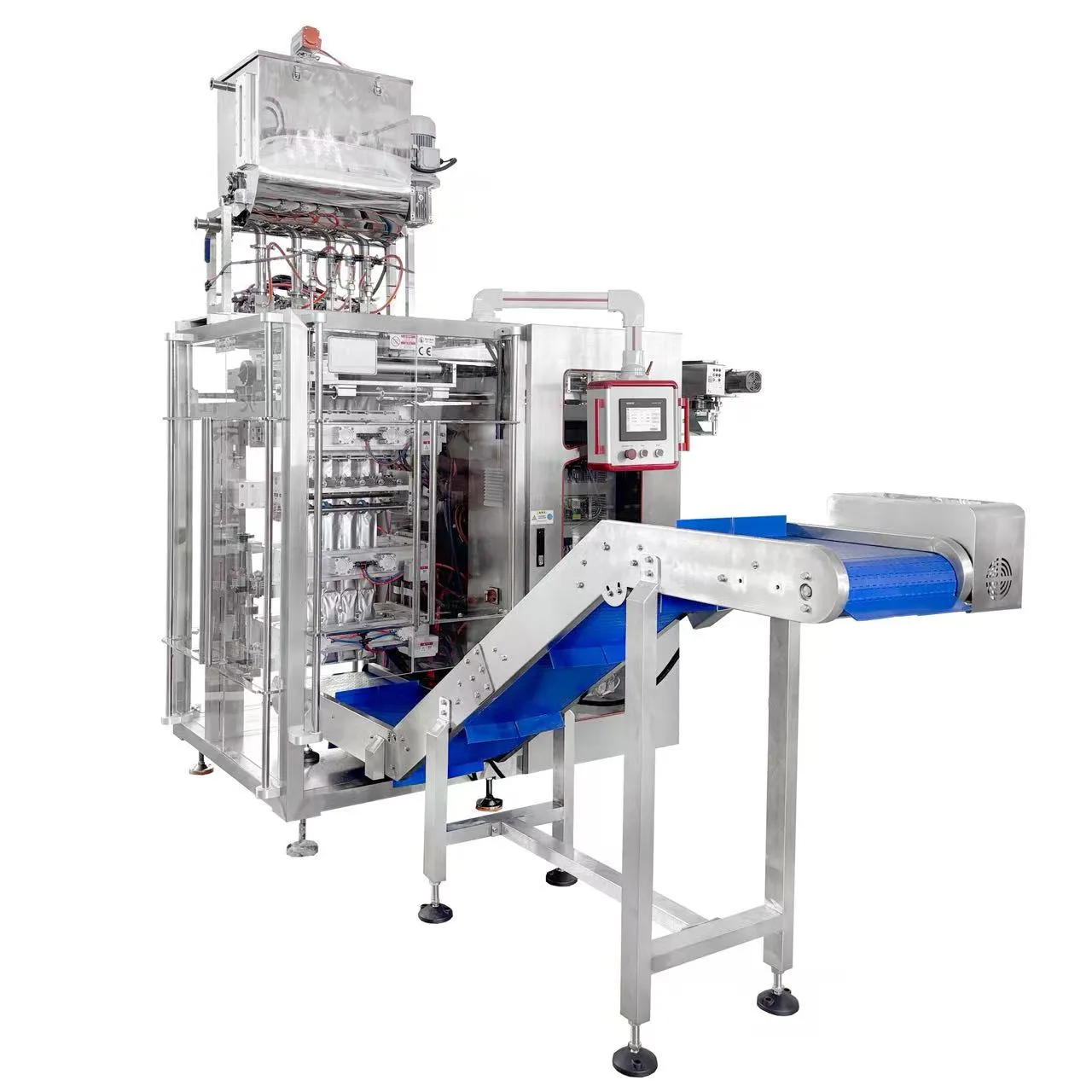 Unidad de termosellado de cuatro lados para sobres líquidos