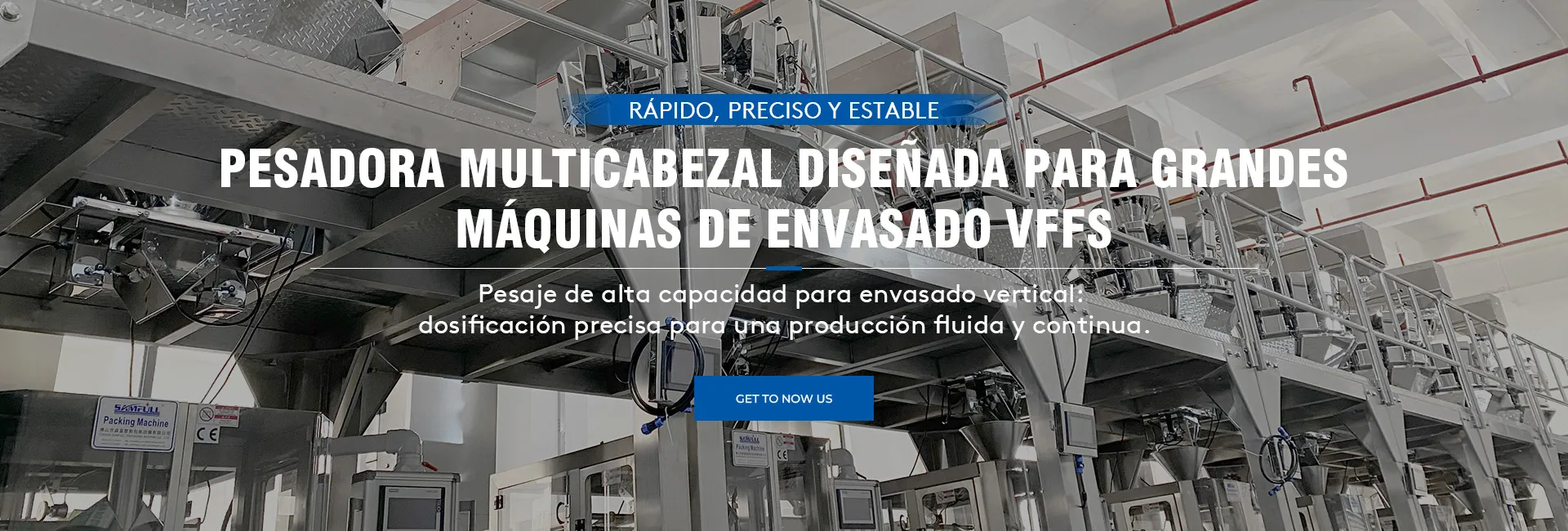 Máquina llenadora y selladora de bolsas prefabricadas (Doypack)